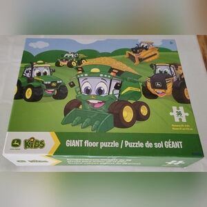 John Deere Green and Yellow Kids Puzzle